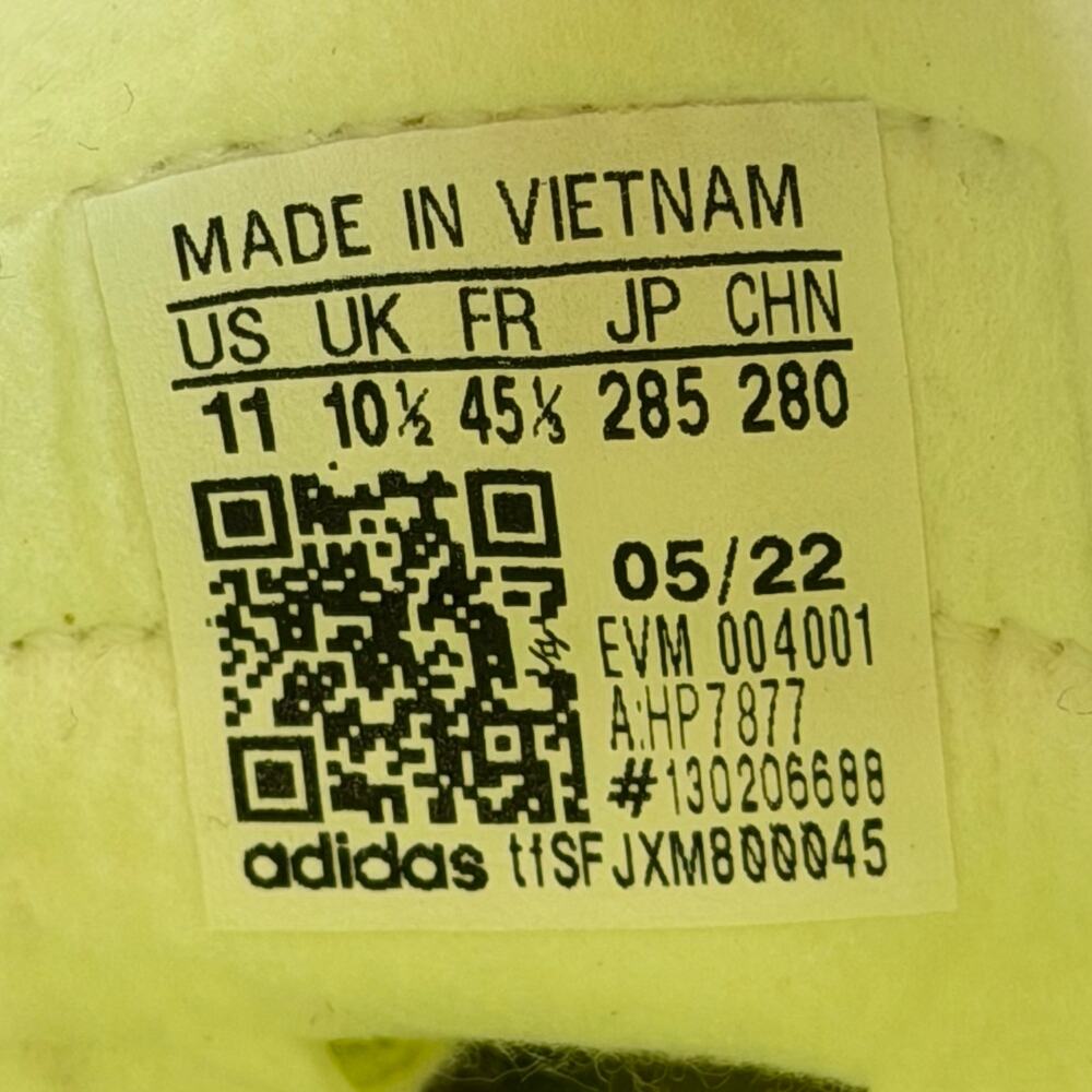 NEW Adidas Samba Golf Shoe Mens 11 Pulse Yellow Spikeless Gum Sole HP7877 NO BOX - Picture 11 of 11